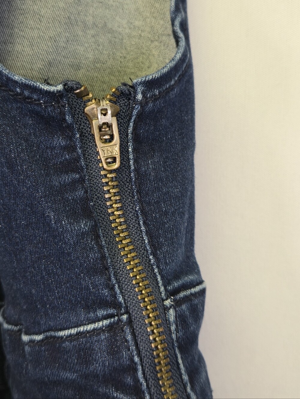 Judy Blue Overall Cut Off Jean Short Dark Stretch Denim Women's Size Large - Picture 14 of 15
